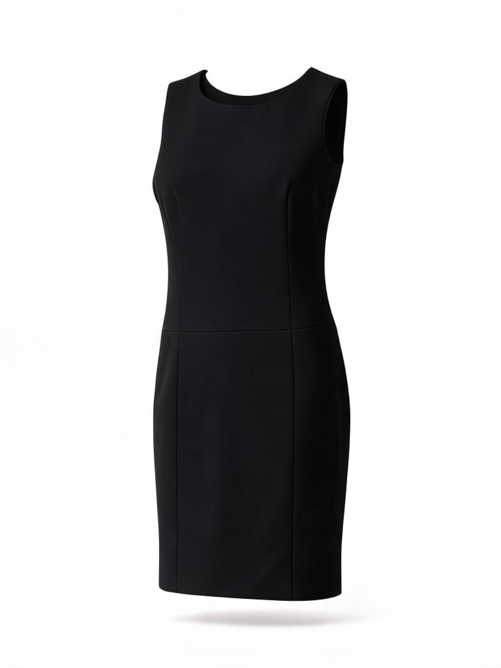 Chic Black Sleeveless Midi Dress